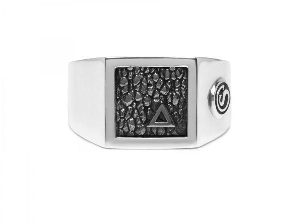 E442SIL Zegel Ring