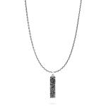 E447 ketting & hanger zilver SXM - Elements Collectie