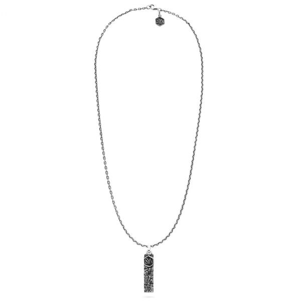 E447 ketting & hanger zilver SXM - Elements Collectie