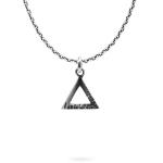 E460 ketting & hanger zilver SXM - Elements Collectie