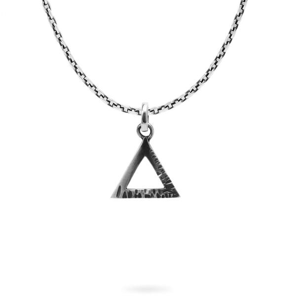 E460 ketting & hanger zilver SXM - Elements Collectie