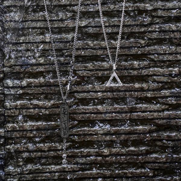 E460 ketting & hanger zilver SXM - Elements Collectie