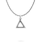 E460 ketting & hanger zilver SXM - Elements Collectie