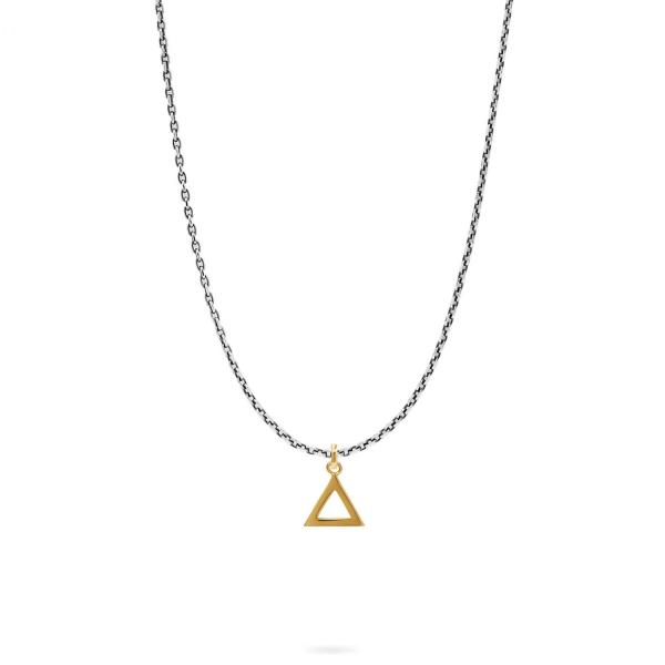 E461SGP ketting & hanger zilver - goldplated SXM - Elements Collectie