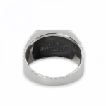 E442SIL Zegel Ring ELEMENTS Collectie