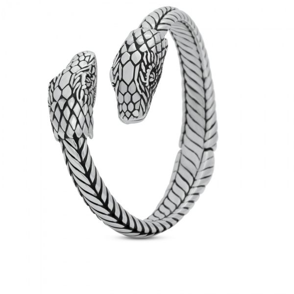 S20 Slangen Armband Zilver