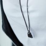S27BLK zwart rhodium Slang Ketting SXM - Fierce Collectie