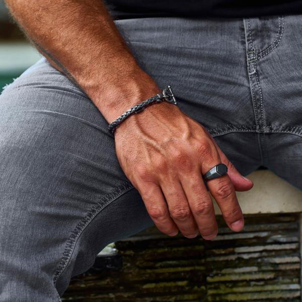 X001RAW armband zilver SXM - Essentials Collectie