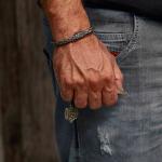 X020RAW armband zilver SXM - Essentials Collectie