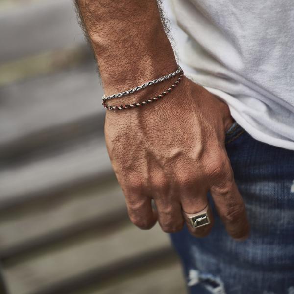 X021 armband zilver SXM - Essentials Collectie