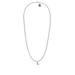 X063SBR ketting & hanger zilver - messing SXM - Essentials Collectie