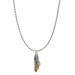 X065SBR ketting & hanger zilver - messing SXM - Essentials Collectie