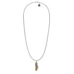 X065SBR ketting & hanger zilver - messing SXM - Essentials Collectie