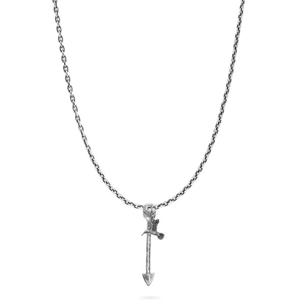 X067 ketting & hanger zilver