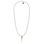 X067SBR ketting & hanger zilver - messing SXM - Essentials Collectie