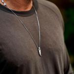 X203 ketting & hanger zilver SXM - Edged Collectie