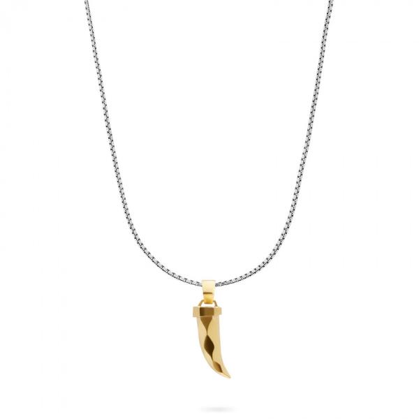 X203SGP ketting & hanger zilver - goldplated SXM - Edged Collectie