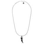 X203SRP ketting & hanger zilver - ruthenium plated SXM - Edged Collectie
