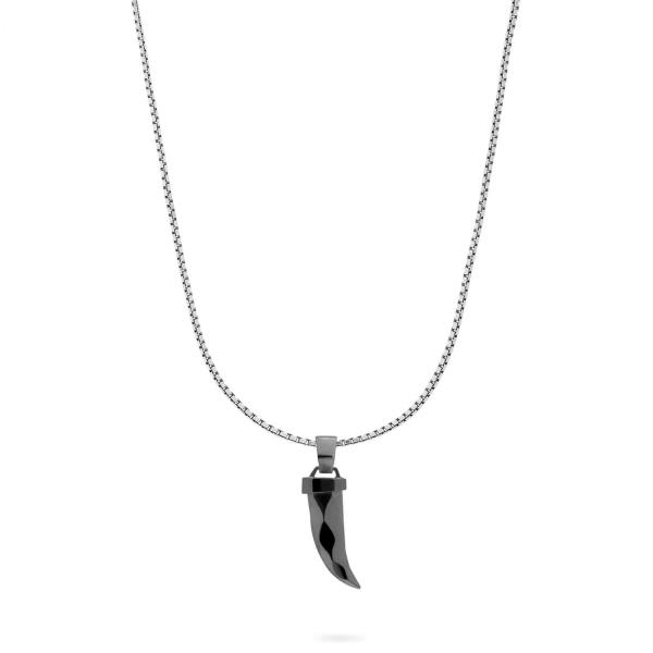 X203SRP ketting & hanger zilver - ruthenium plated SXM - Edged Collectie