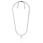 X306BLK.RAW ketting paracord zilver raw edtion SXM - Bambu Collectie