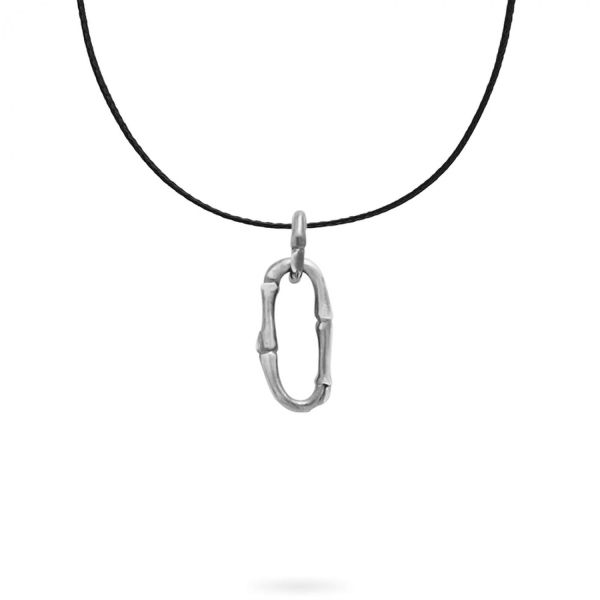 X306BLK.RAW ketting paracord zilver raw edtion