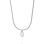 X306BLK.RAW ketting paracord zilver raw edtion SXM - Bambu Collectie