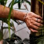 X307RAW ring zilver raw edition SXM - Bambu Collectie