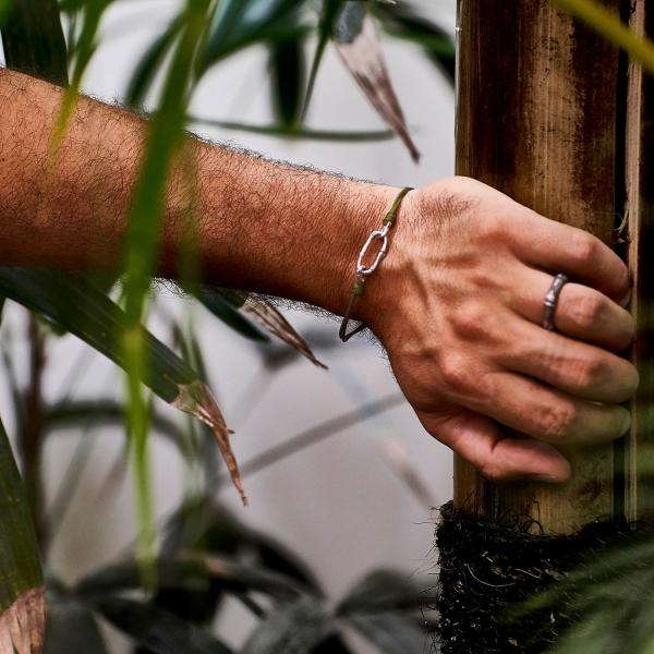 X307RAW ring zilver raw edition SXM - Bambu Collectie
