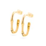 X309SGP oorbellen zilver goldplated SXM - Bambu Collectie