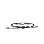 X310BLK.RAW armband paracord zilver raw edtion SXM - Bambu Collectie