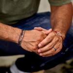 X310MAR armband paracord zilver SXM - Bambu Collectie