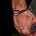 X310MAR armband paracord zilver SXM - Bambu Collectie
