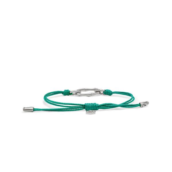 X310TUR armband paracord zilver SXM - Bambu Collectie
