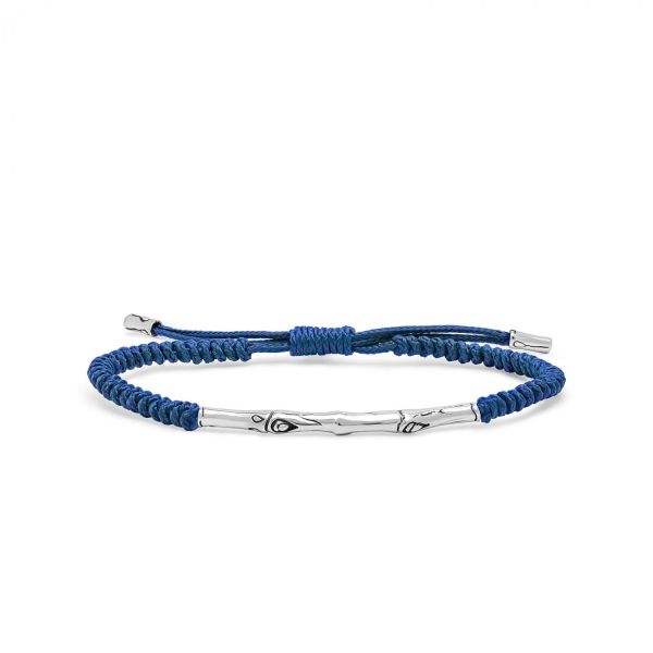 X330BLU armband paracord zilver
