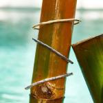 X334 bangle zilver SXM - Bambu Collectie