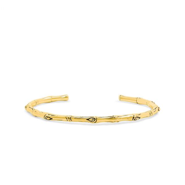 X334SGP bangle zilver goldplated SXM - Bambu Collectie