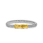 X335SGP Armband zilver - goldplated SXM - Bambu Collectie