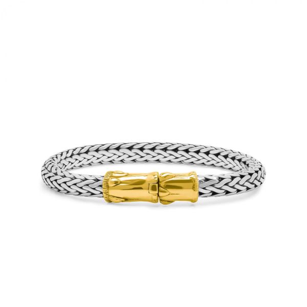 X335SGP Armband zilver - goldplated